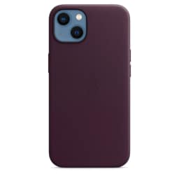 Кожаный чехол Apple MagSafe для iPhone 13 Dark Cherry, Violet — фото 6