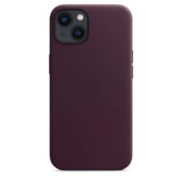 Кожаный чехол Apple MagSafe для iPhone 13 Dark Cherry, Violet — фото 7