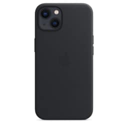 Кожаный чехол Apple MagSafe для iPhone 13 Тёмная ночь, Black — фото 1