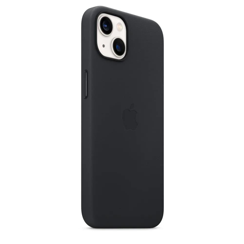 Кожаный чехол Apple MagSafe для iPhone 13 Тёмная ночь, Black — фото 2