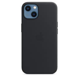 Кожаный чехол Apple MagSafe для iPhone 13 Тёмная ночь, Black — фото 5