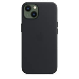 Кожаный чехол Apple MagSafe для iPhone 13 Тёмная ночь, Black — фото 6
