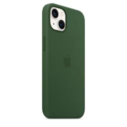 Силиконовый чехол Apple MagSafe для iPhone 13 Зелёный клевер, Green — фото 1