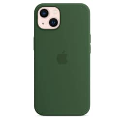 Силиконовый чехол Apple MagSafe для iPhone 13 Зелёный клевер, Green — фото 4