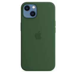Силиконовый чехол Apple MagSafe для iPhone 13 Зелёный клевер, Green — фото 5