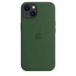 Силиконовый чехол Apple MagSafe для iPhone 13 Зелёный клевер, Green — фото 6