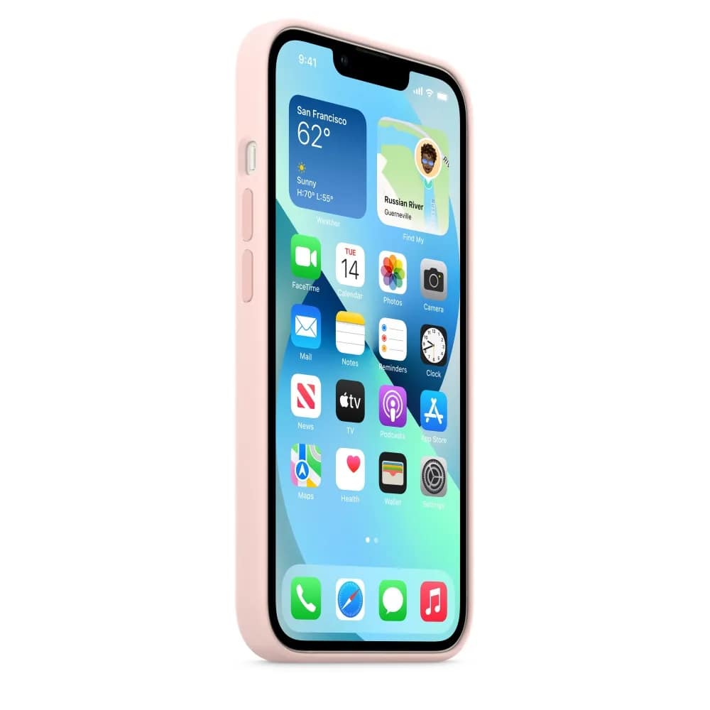 Силиконовый чехол Apple MagSafe для iPhone 13 Розовый мел, Pink sand — фото 2
