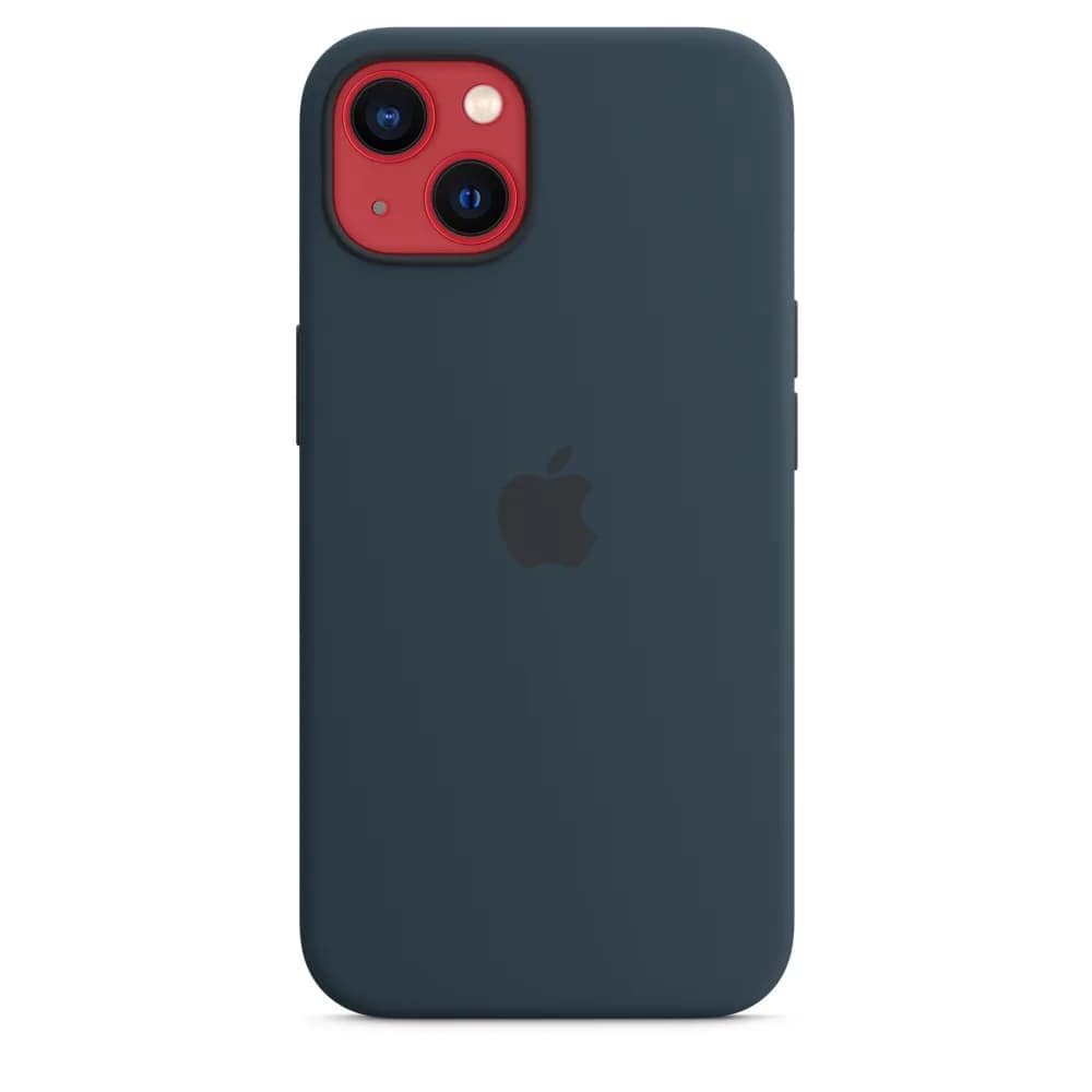 Силиконовый чехол Apple MagSafe для iPhone 13 Blue, Midnight Blue — фото 3