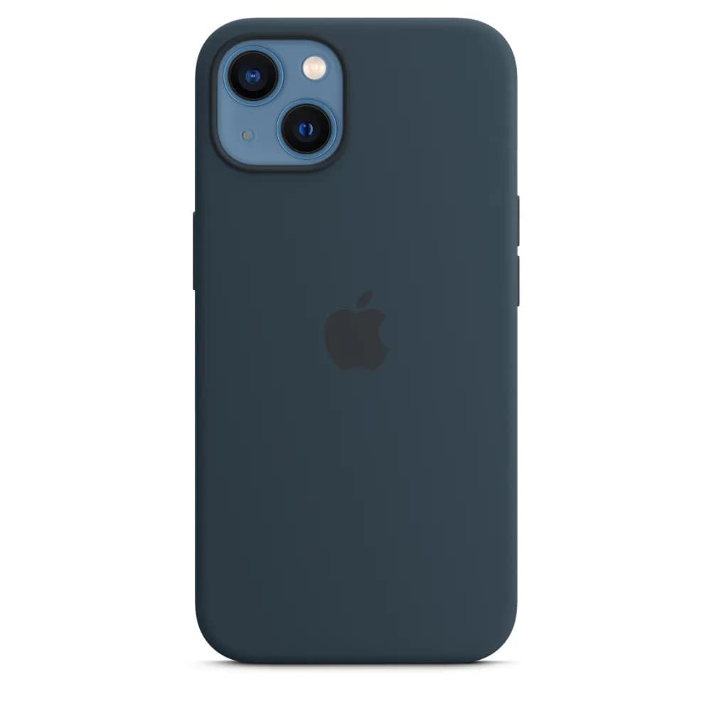 Силиконовый чехол Apple MagSafe для iPhone 13 Blue, Midnight Blue — фото 5
