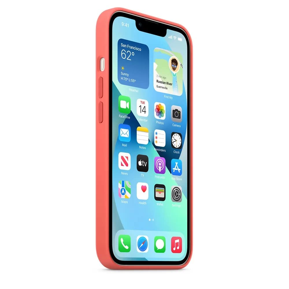 Силиконовый чехол Apple MagSafe для iPhone 13 Pomelo, Pink — фото 2