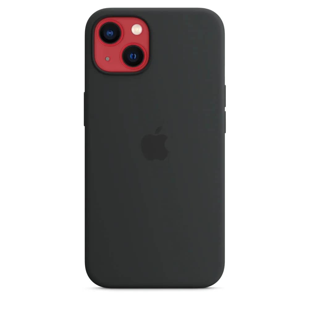 Силиконовый чехол Apple MagSafe для iPhone 13 Dark Night, Black — фото 8