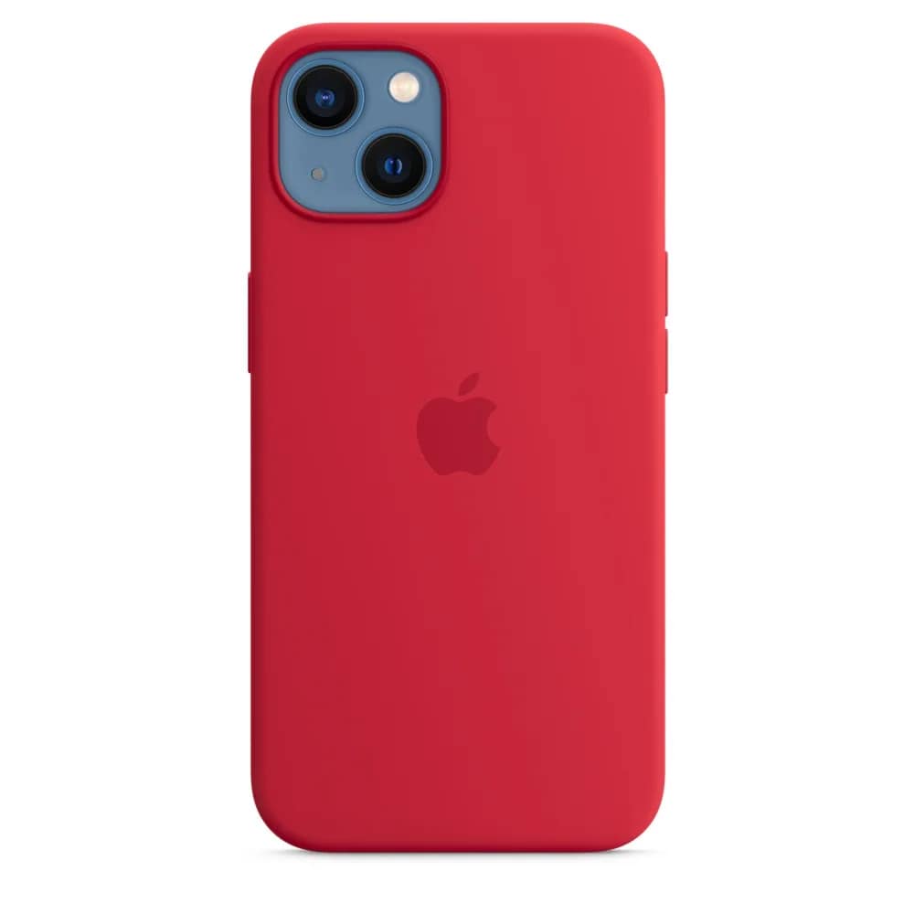 Силиконовый чехол Apple MagSafe для iPhone 13, Red — фото 4