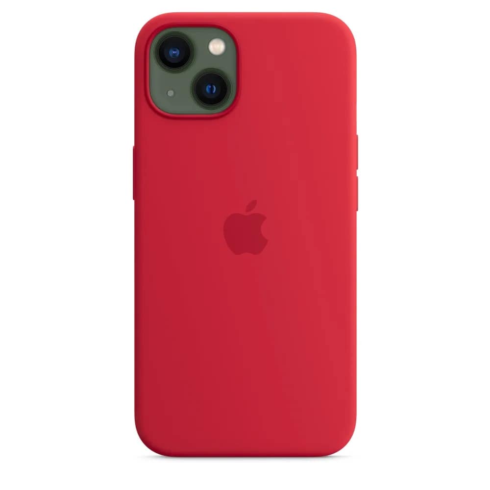 Силиконовый чехол Apple MagSafe для iPhone 13, Red — фото 5