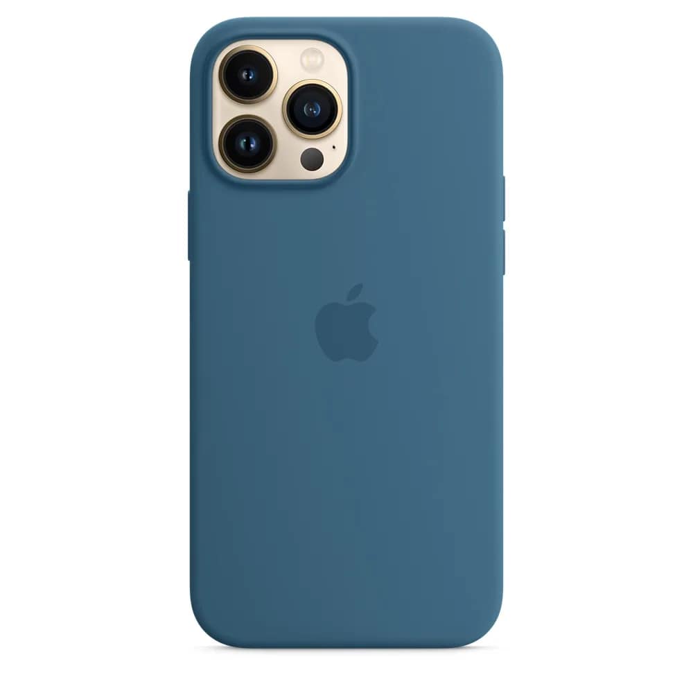 Силиконовый чехол Apple MagSafe для iPhone 13 Pro Max Полярная лазурь, Blue — фото 4
