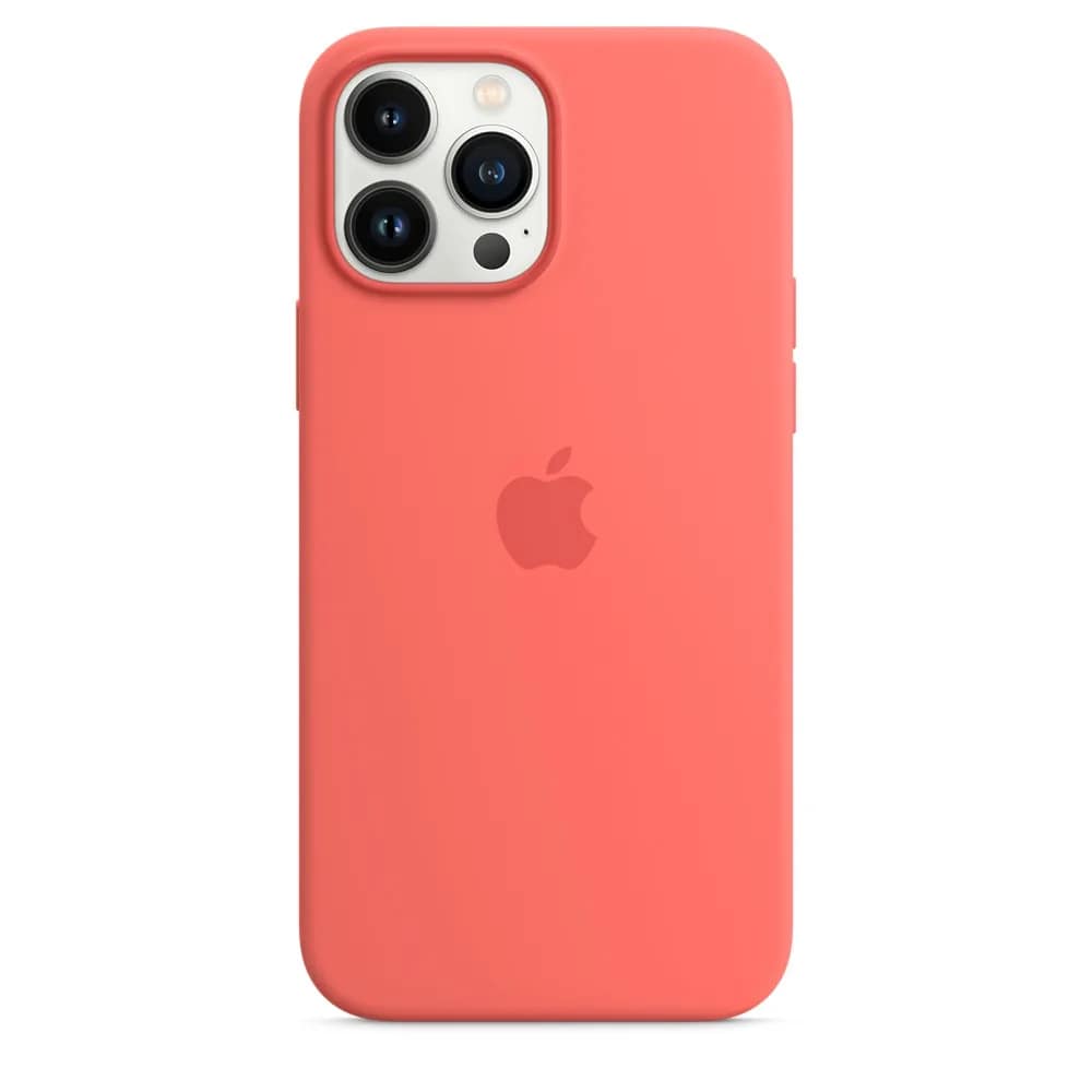 Силиконовый чехол Apple MagSafe для iPhone 13 Pro Max Pomelo, Pink — фото 3