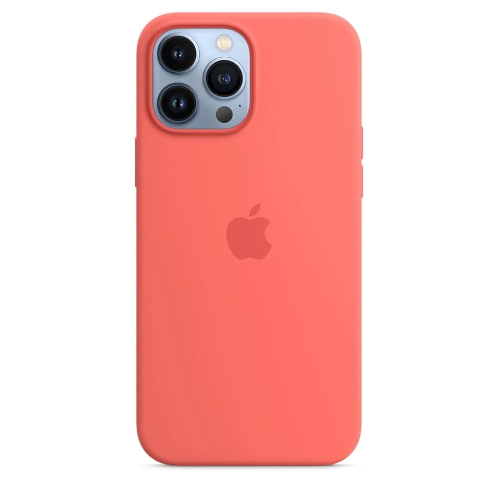 Силиконовый чехол Apple MagSafe для iPhone 13 Pro Max Pomelo, Pink — фото 4