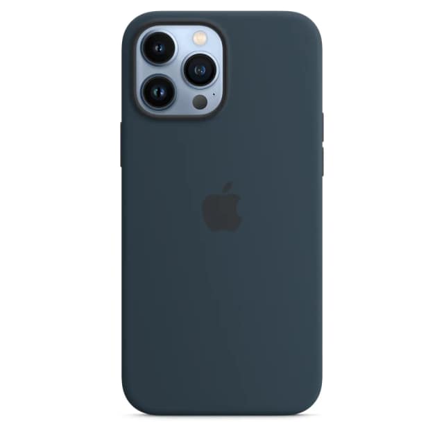 Силиконовый чехол Apple MagSafe для iPhone 13 Pro Max Blue, Midnight Blue