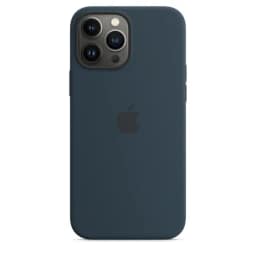 Силиконовый чехол Apple MagSafe для iPhone 13 Pro Max Blue, Midnight Blue — фото 4