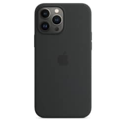 Силиконовый чехол Apple MagSafe для iPhone 13 Pro Max Тёмная ночь, Black — фото 1