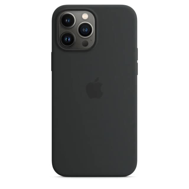 Силиконовый чехол Apple MagSafe для iPhone 13 Pro Max Тёмная ночь, Black