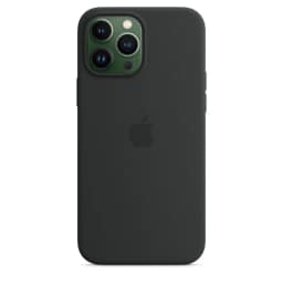 Силиконовый чехол Apple MagSafe для iPhone 13 Pro Max Тёмная ночь, Black — фото 2