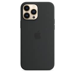 Силиконовый чехол Apple MagSafe для iPhone 13 Pro Max Тёмная ночь, Black — фото 4