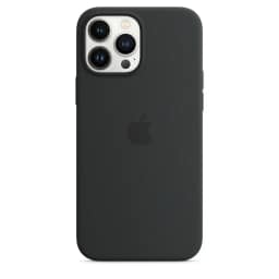 Силиконовый чехол Apple MagSafe для iPhone 13 Pro Max Тёмная ночь, Black — фото 5