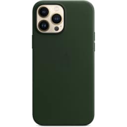 Кожаный чехол Apple MagSafe для iPhone 13 Pro Max Зелёная секвойя, Midnight Green — фото 1