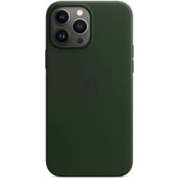 Кожаный чехол Apple MagSafe для iPhone 13 Pro Max Зелёная секвойя, Midnight Green — фото 2