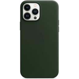 Кожаный чехол Apple MagSafe для iPhone 13 Pro Max Зелёная секвойя, Midnight Green — фото 3