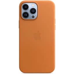 Кожаный чехол Apple MagSafe для iPhone 13 Pro Max Golden Ocher, Orange — фото 2