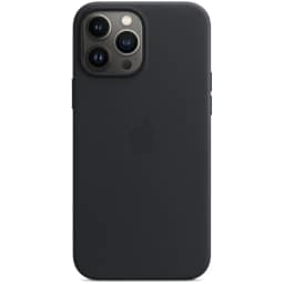 Кожаный чехол Apple MagSafe для iPhone 13 Pro Max Тёмная ночь, Black — фото 1