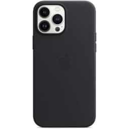 Кожаный чехол Apple MagSafe для iPhone 13 Pro Max Тёмная ночь, Black — фото 4