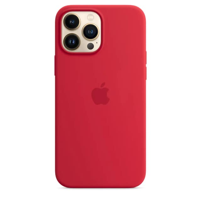 Силиконовый чехол Apple MagSafe для iPhone 13 Pro Max, Red