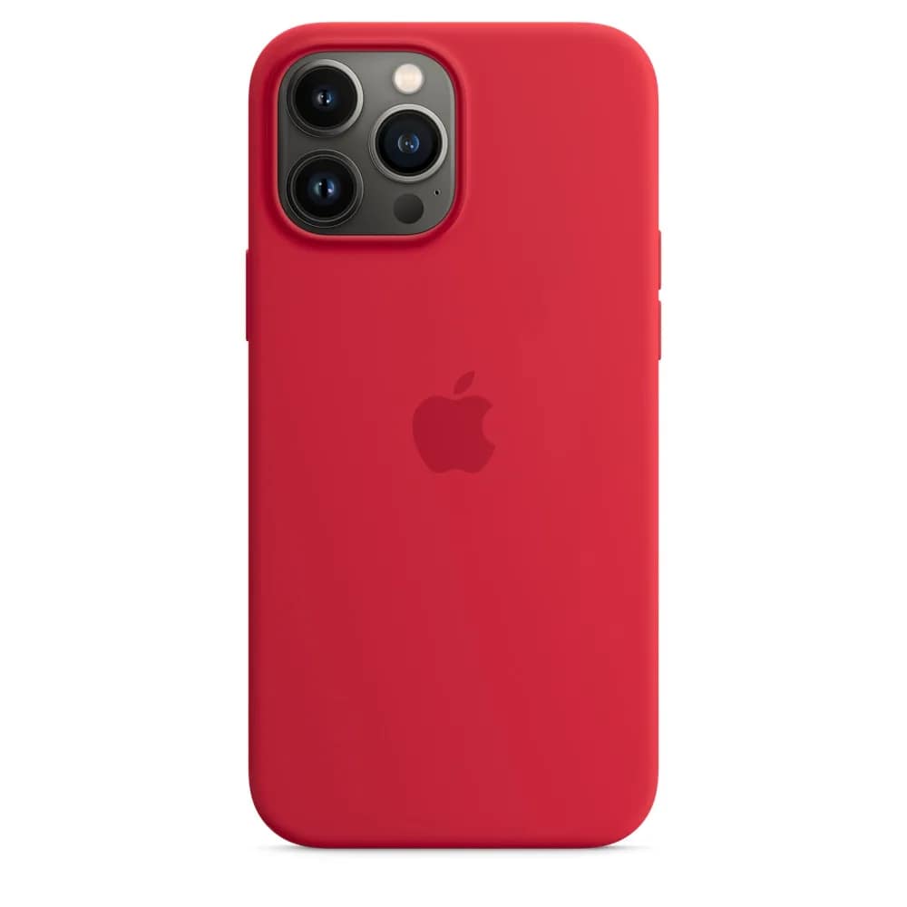 Силиконовый чехол Apple MagSafe для iPhone 13 Pro Max, Red — фото 2