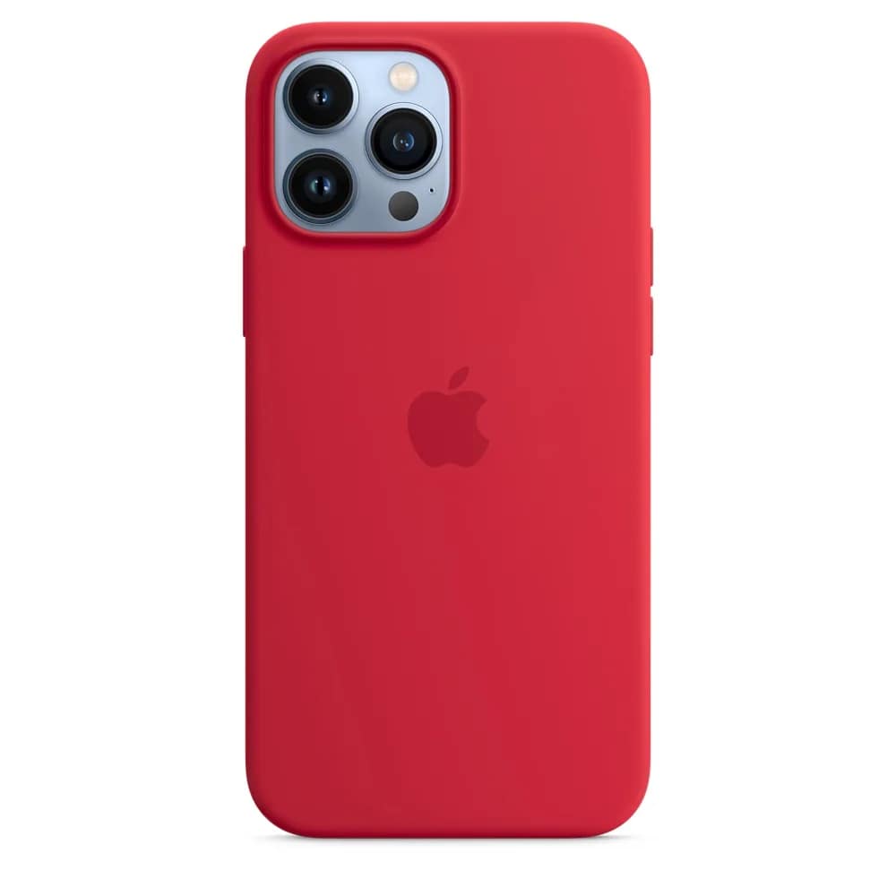 Силиконовый чехол Apple MagSafe для iPhone 13 Pro Max, Red — фото 4