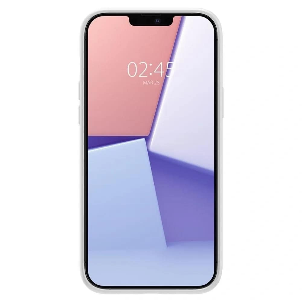 Чехол Spigen Silicone Fit для iPhone 13 Pro Max, White — фото 6