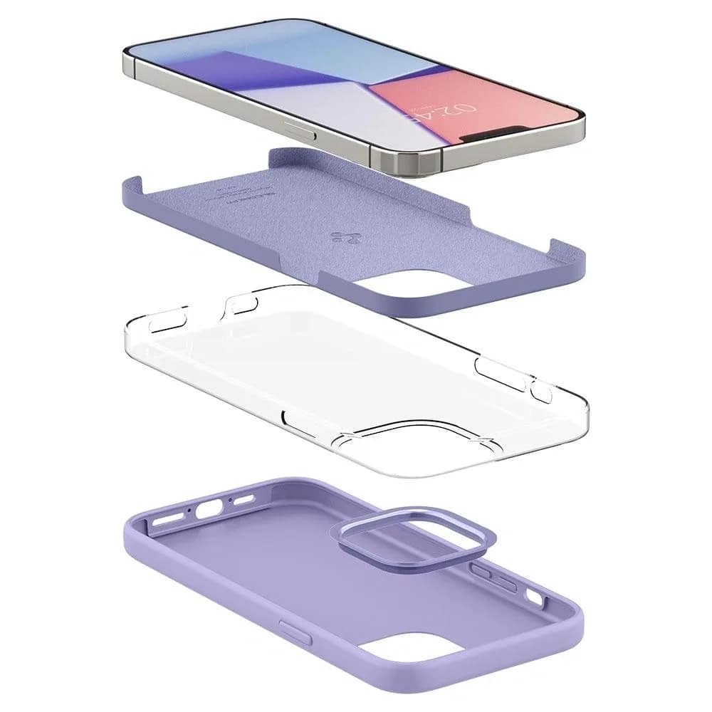 Чехол Spigen Silicone Fit для iPhone 13 Pro Max Iiris, Purple — фото 6