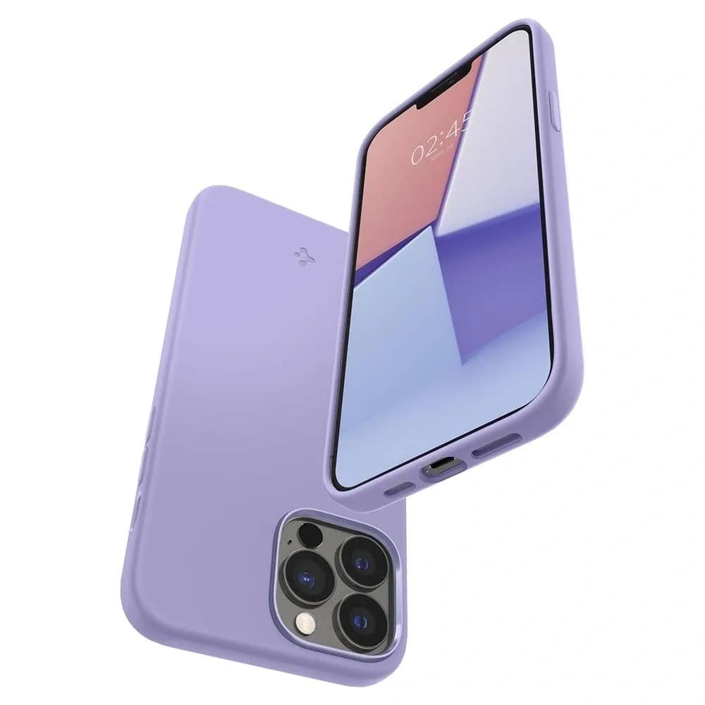 Чехол Spigen Silicone Fit для iPhone 13 Pro Max Iiris, Purple — фото 7