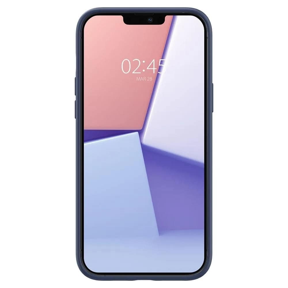 Чехол Spigen Silicone Fit для iPhone 13 Pro, Blue — фото 5