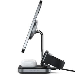 Беспроводное зарядное устройство Satechi 20W ST-WMCS3M Space Grey, Space gray — фото 2