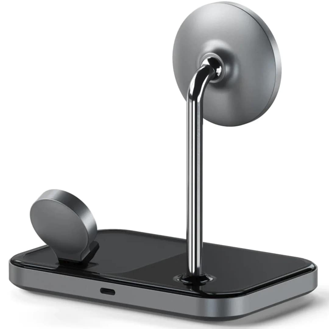 Беспроводное зарядное устройство Satechi 20W ST-WMCS3M Space Grey, Space gray — фото 3