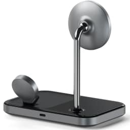 Беспроводное зарядное устройство Satechi 20W ST-WMCS3M Space Grey, Space gray — фото 3