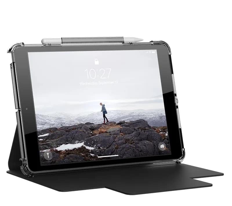 Чехол UAG lucent для ipad 10.2 2021 Ice, Black — фото 5