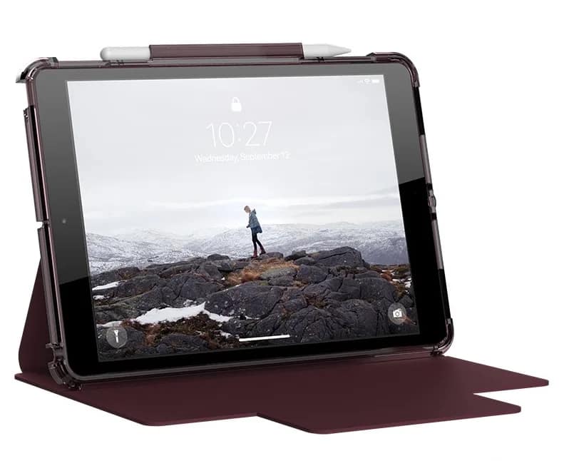 Чехол UAG lucent для ipad 10.2 2021 Aubergine Dusty Rose, Burgundy — фото 4