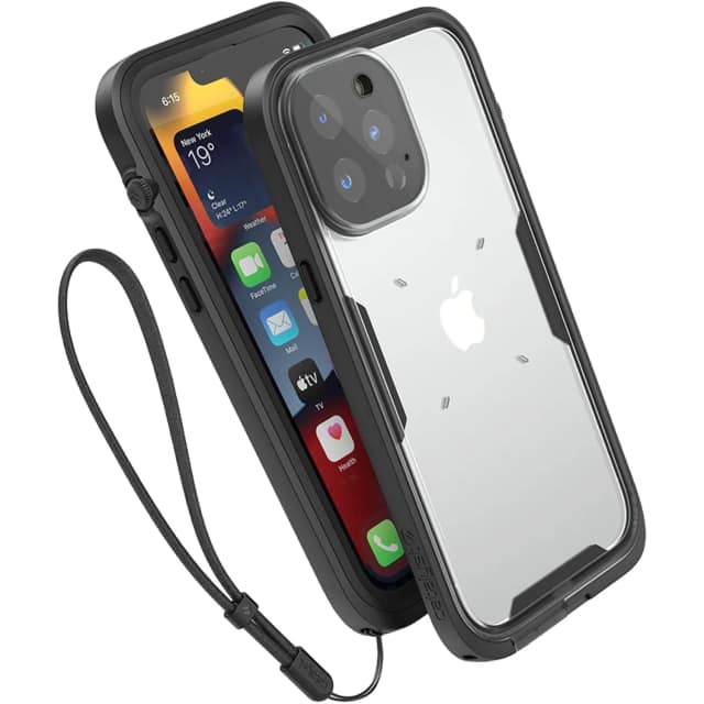 Водонепроницаемый чехол Catalyst Total Protection Case для iPhone 13 Pro Stealth Black, Прозрачный