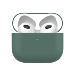 Силиконовый чехол Deppa для AirPods 3 Green, Olive — фото 1