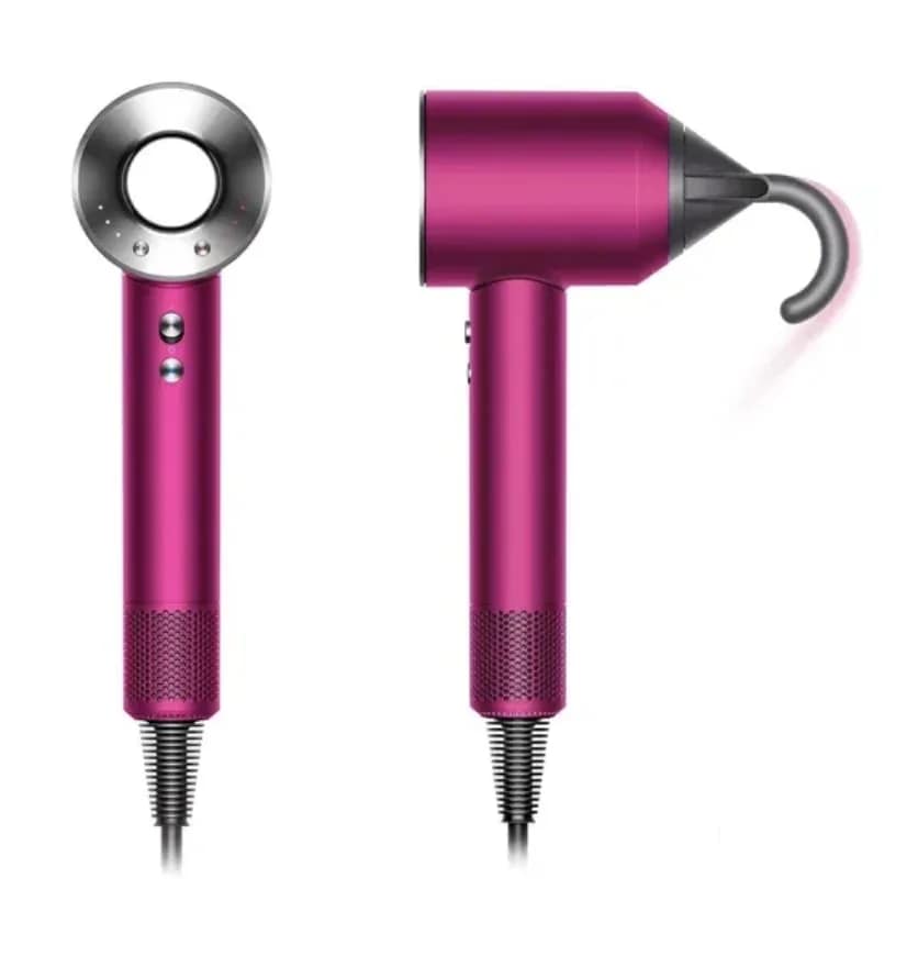 Фен Dyson Supersonic HD07 Fuchsia Nickel, Розовый — фото 3