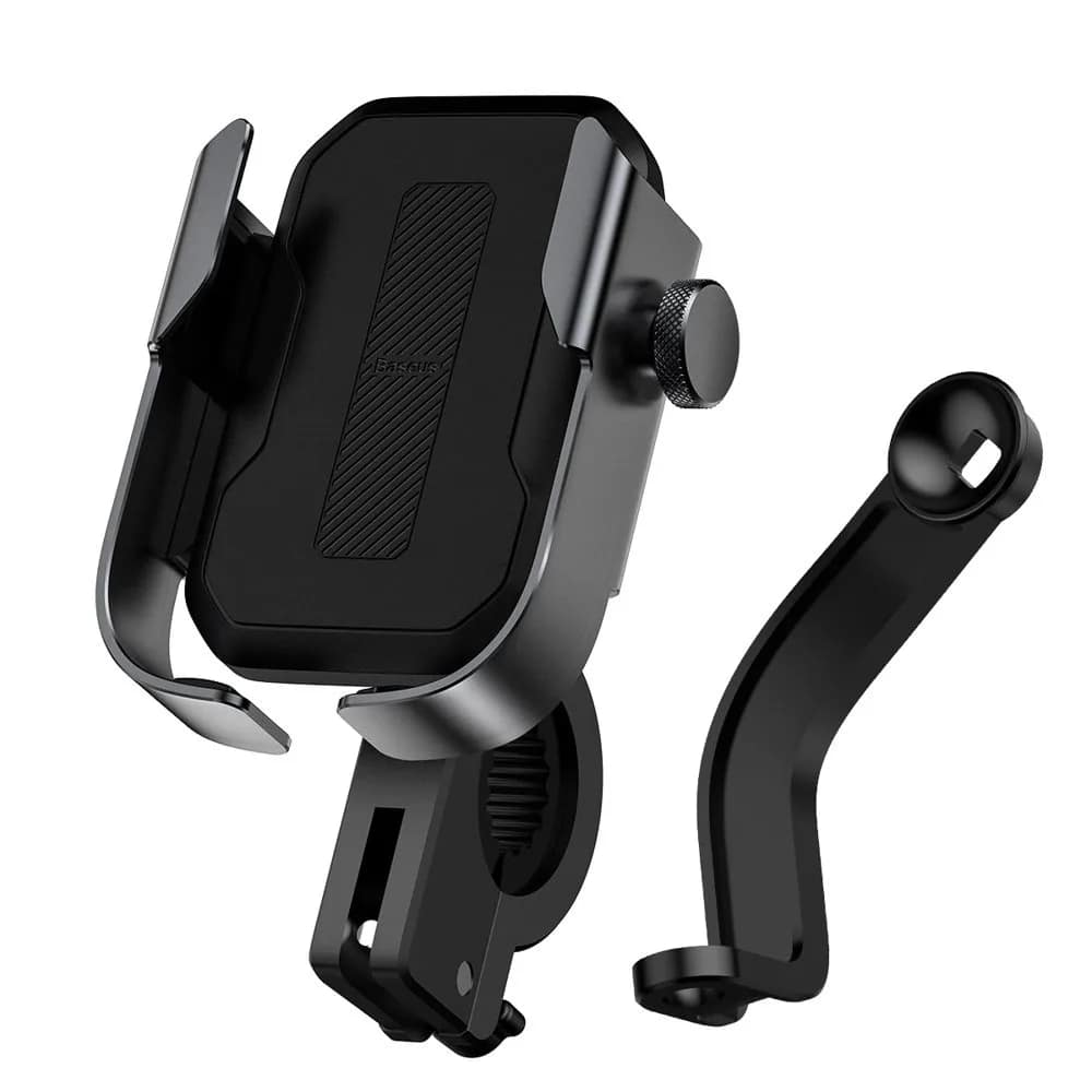 Держатель на руль Baseus Armor Motorcycle Holder SUKJA-01, Black — фото 4