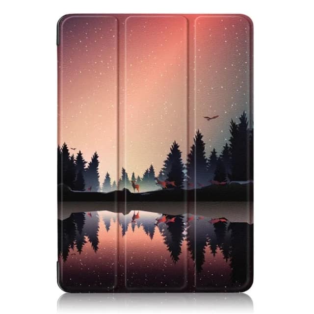 Чехол-книжка Lux Smart Case для XiaoMi Pad 5 с рисунком лес Color, Оранжевый